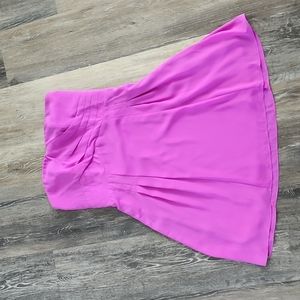 Express strapless purple dress size 8